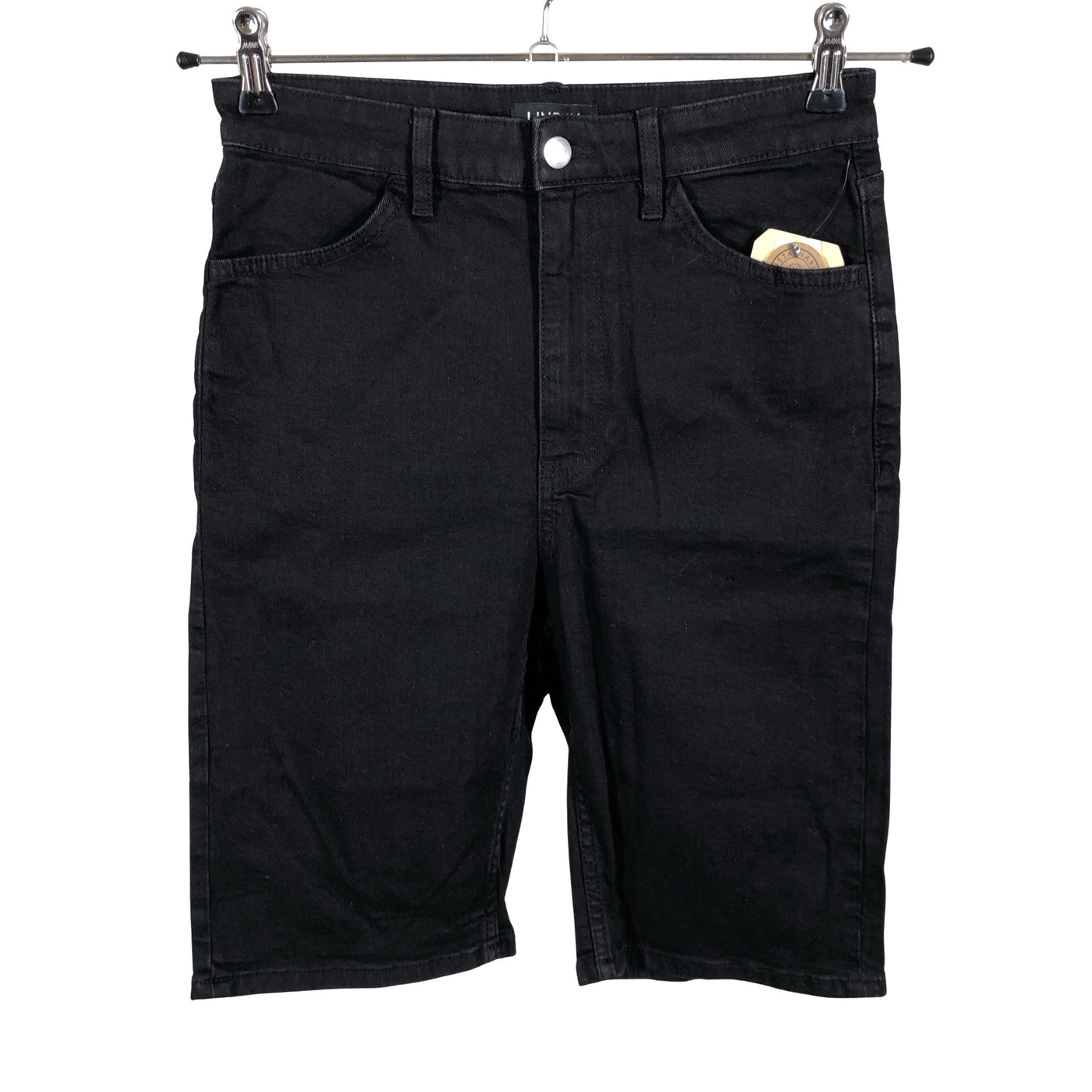 Naisten Lindex - Farkkushortsit, koko 38 - Musta (1)