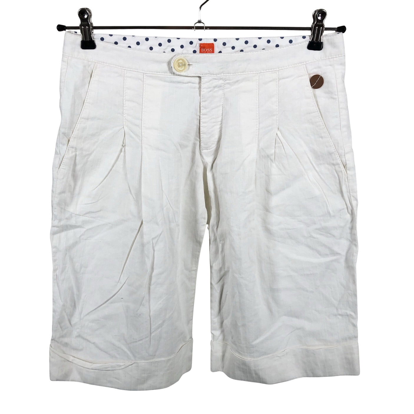 Naisten Hugo Boss - Shortsit, koko 36 - Valkoinen (2)