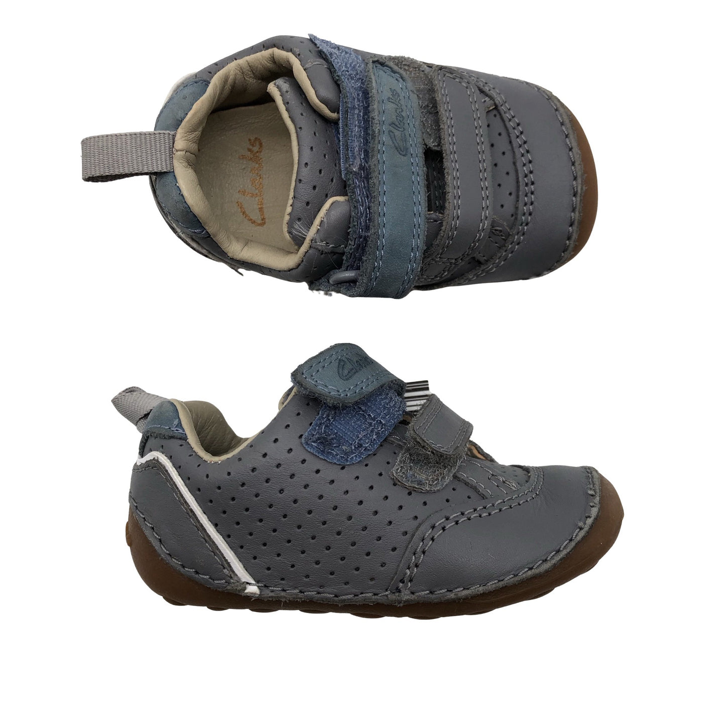 Unisex Clarks - Kävelykengät, koko 18 - Harmaa (1)