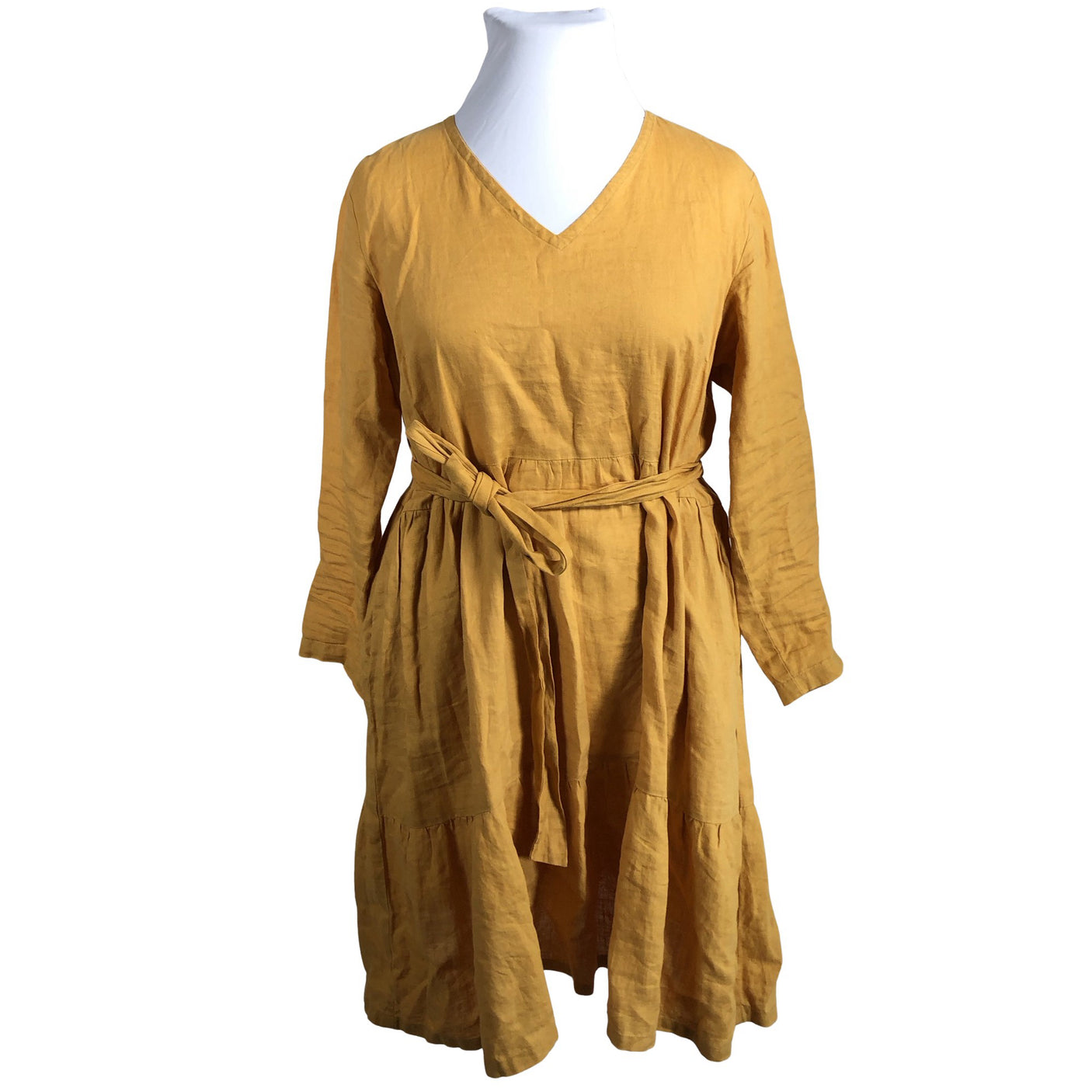 Naisten Linengirls - Kangasmekko, koko 44 - Keltainen (1)