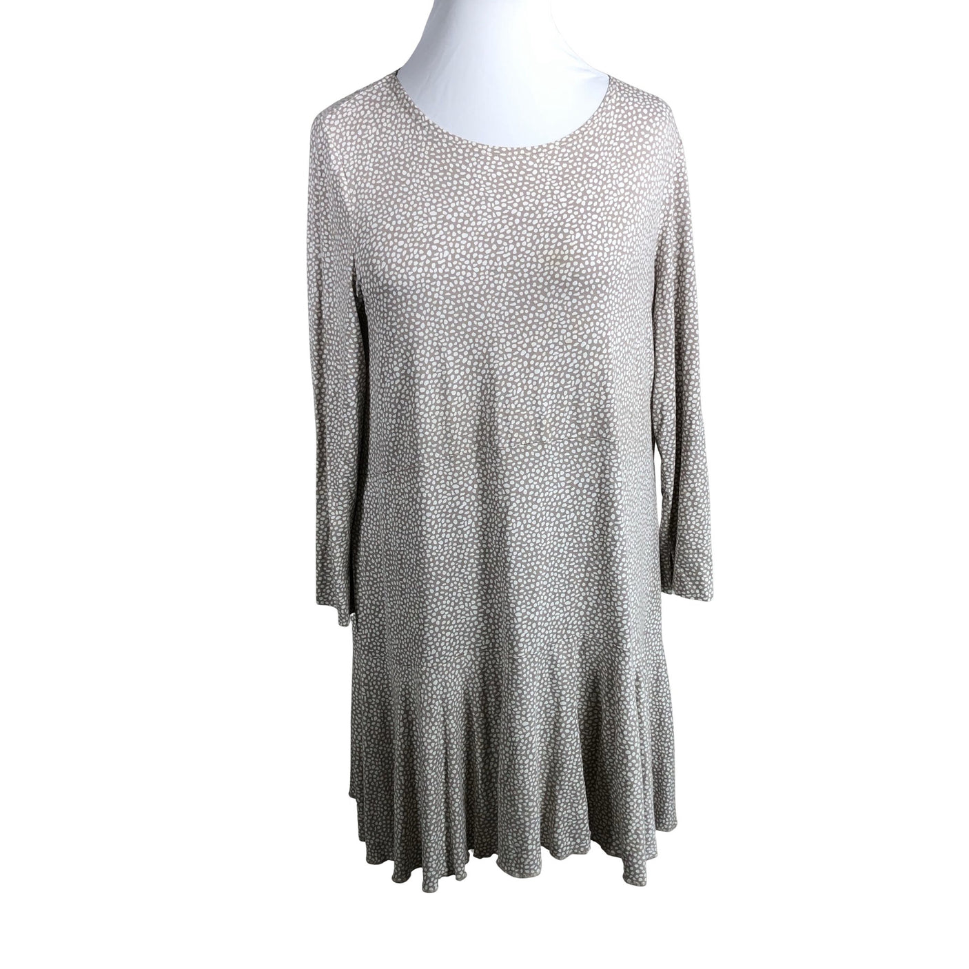 Naisten Ritva Falla - Trikoomekko, koko 42 - Beige (1)