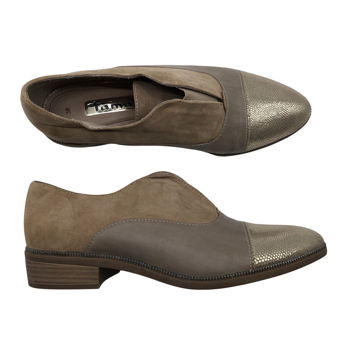 Naisten Tamaris - Kävelykengät, koko 38 - Beige (1)