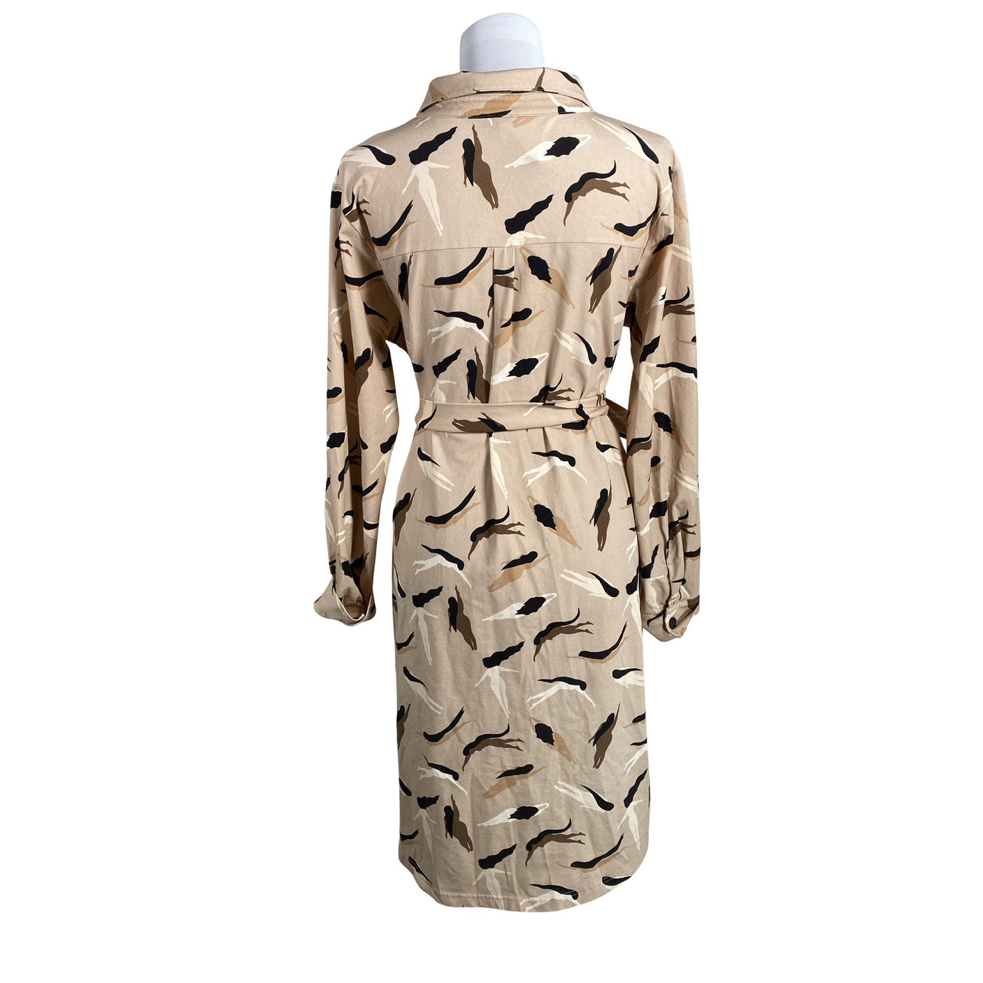 Naisten Yo Zen - Trikoomekko, koko 40 - Beige (2)