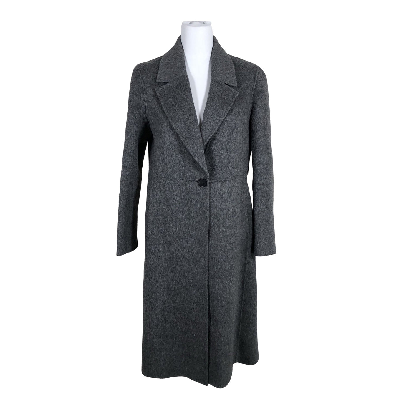Naisten Massimo Dutti - Villakangastakki, koko 38 - Harmaa (1)