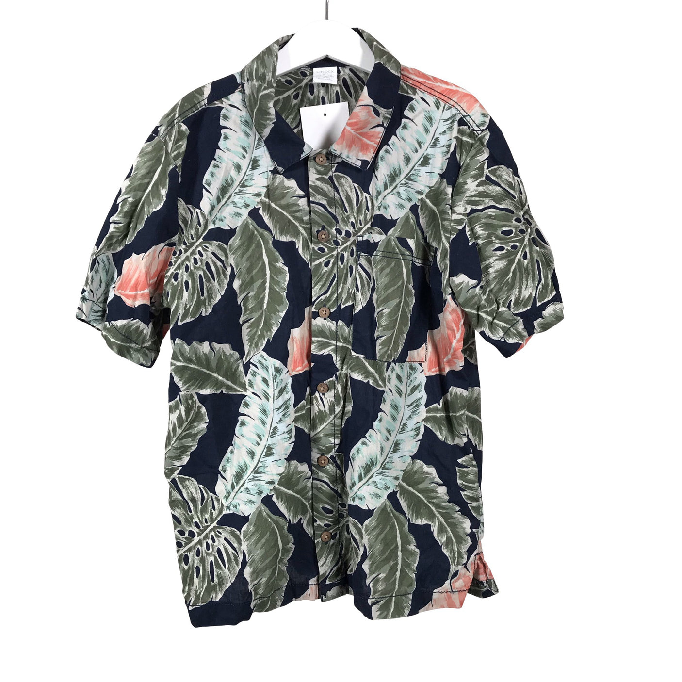 Poikien Lindex - Kauluspaita, koko 134 - 140 - Sininen (1)