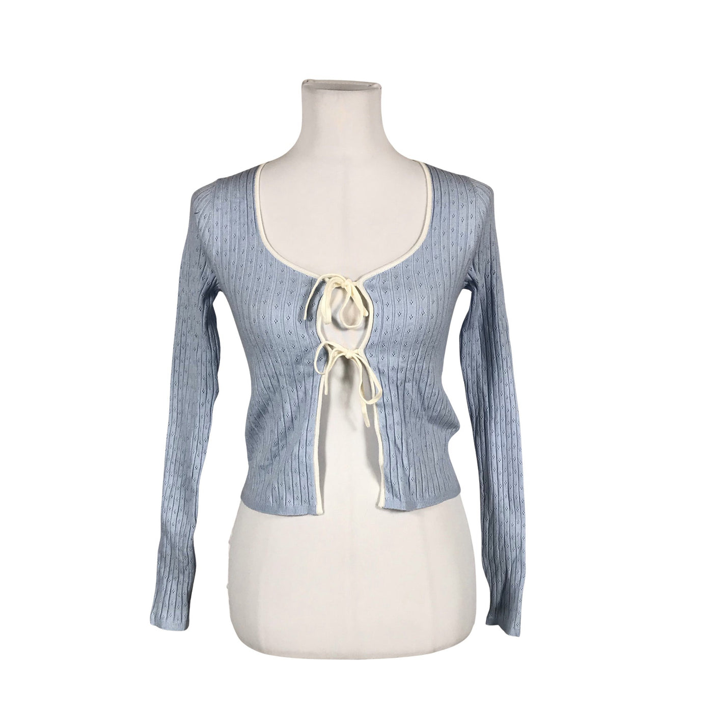 Naisten Kimchi Blue - Neuletakki, koko 38 - Vaaleansininen (1)