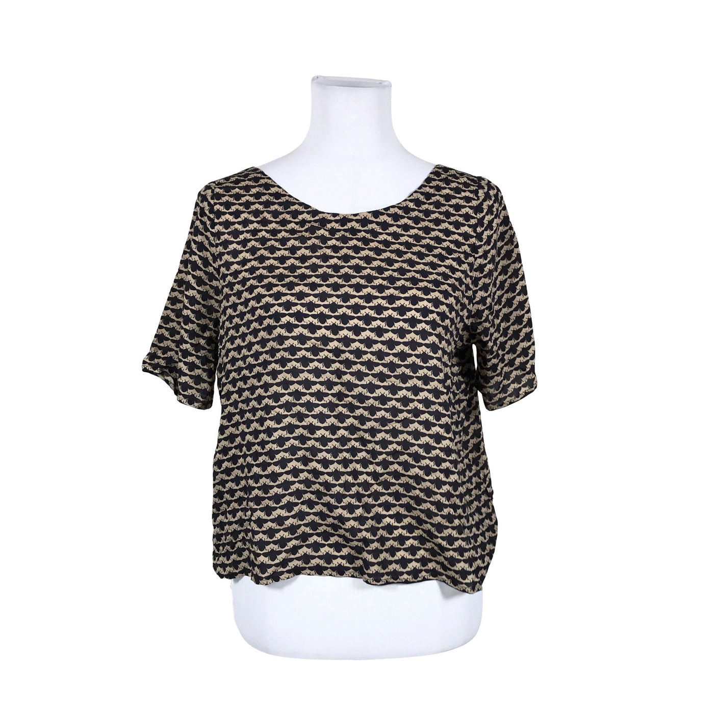 Naisten Rodebjer - Lyhythihainen pusero, koko 34 - Beige (1)