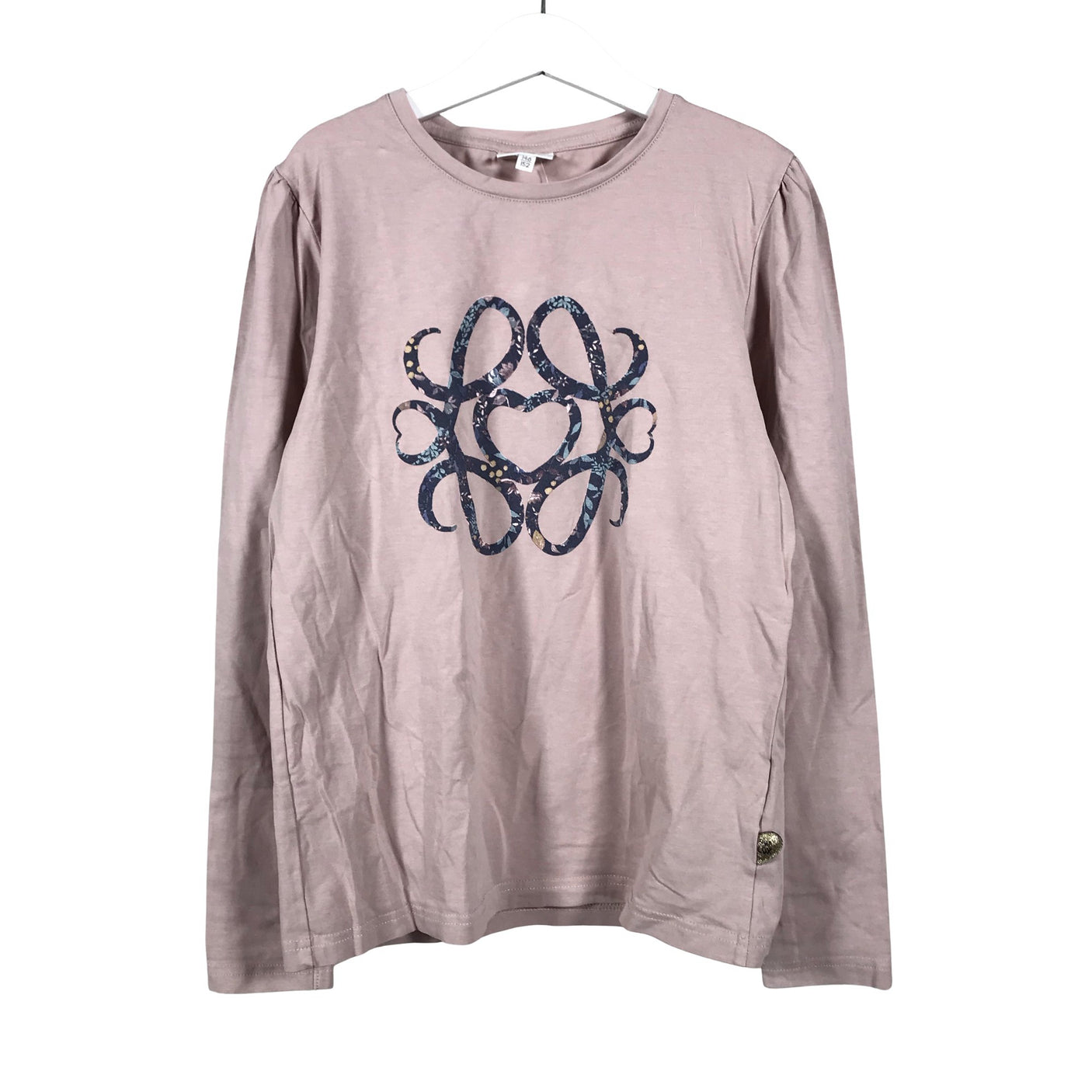 Tyttöjen POMPdeLUX - Trikoopaita, koko 146 - 152 - Vaaleanpunainen (1)