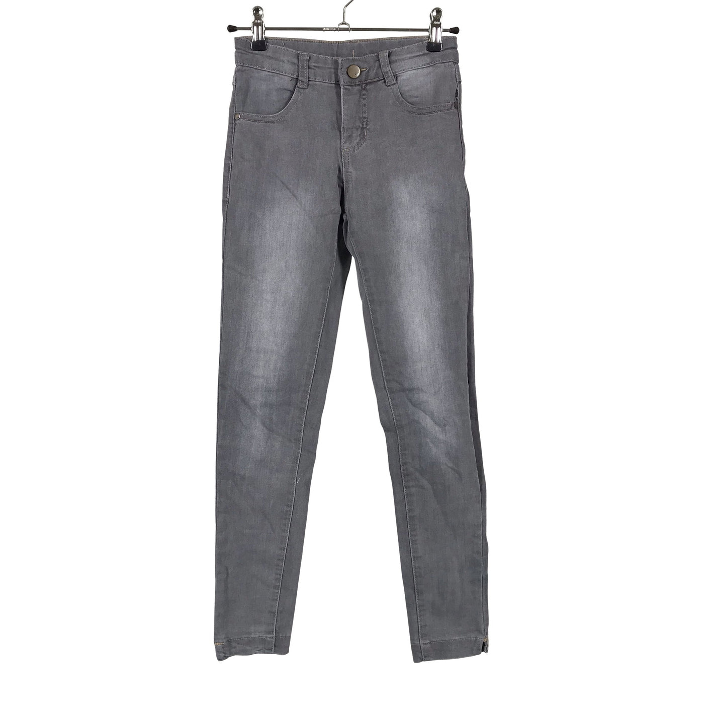 Tyttöjen POMPdeLUX - Farkut, koko 140 - 146 - Harmaa (1)