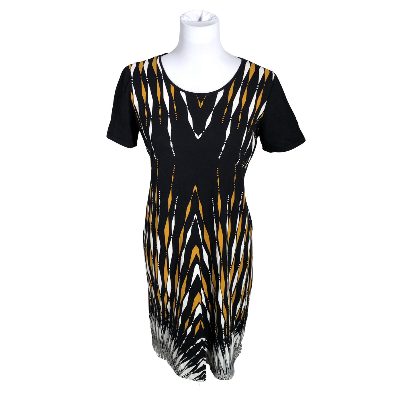 Naisten Nanso - Trikoomekko, koko 38 - Musta (1)