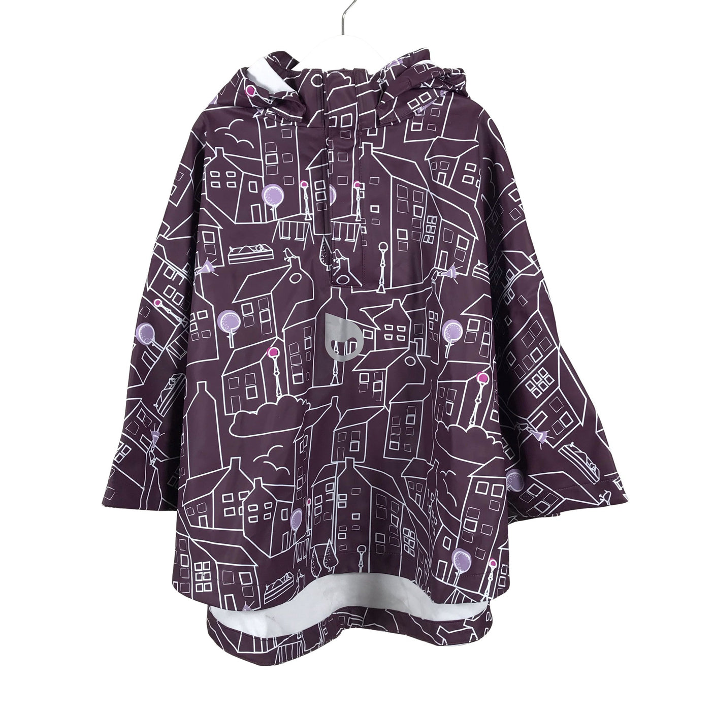 Tyttöjen Reima - Sadetakki, koko 110 - 116 - Violetti (1)