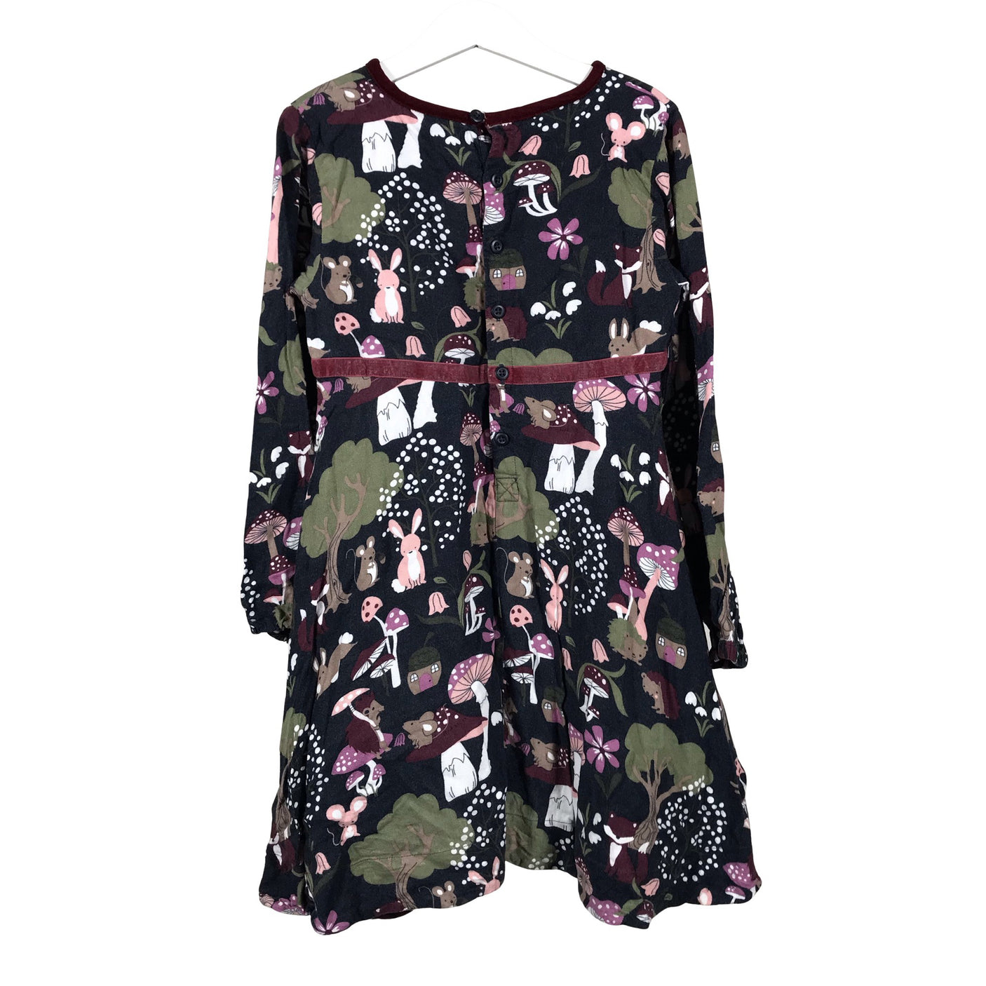 Tyttöjen Polarn O. Pyret - Kangasmekko, koko 122 - 128 - Sininen (2)