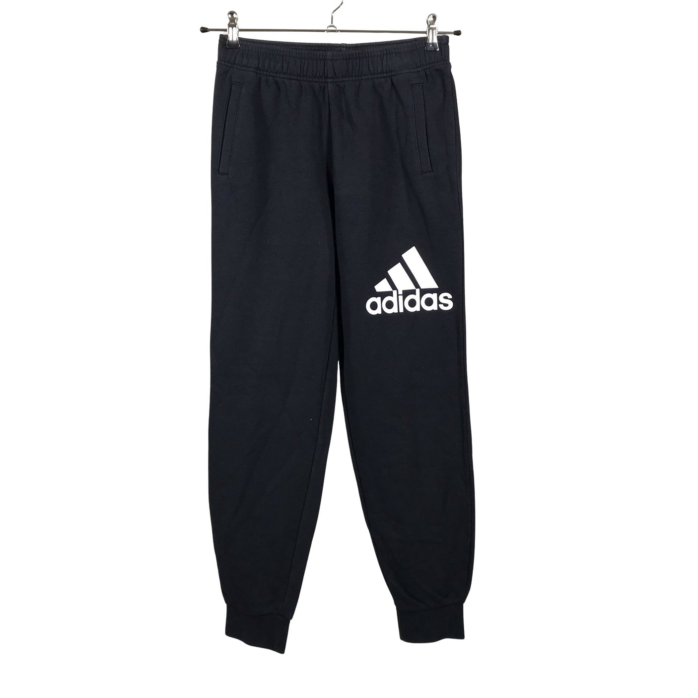 Unisex Adidas - Collegehousut, koko 158 - 164 - Musta (1)