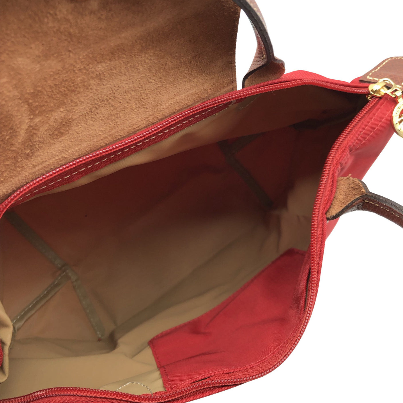 Naisten Longchamp - Käsilaukku, koko Mini - Punainen (5)
