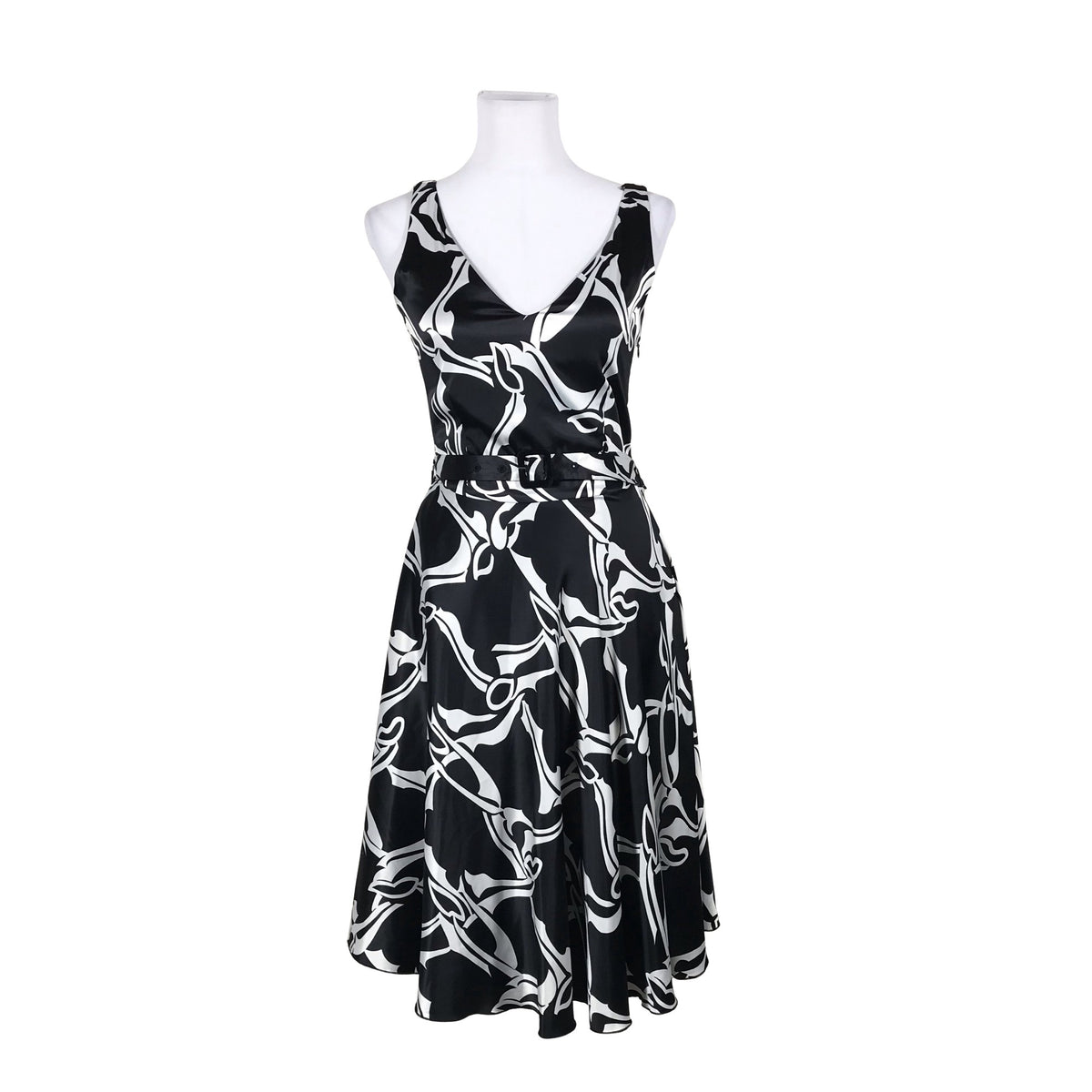 Naisten InWear - Sifonkimekko, koko 32 - Musta (1)