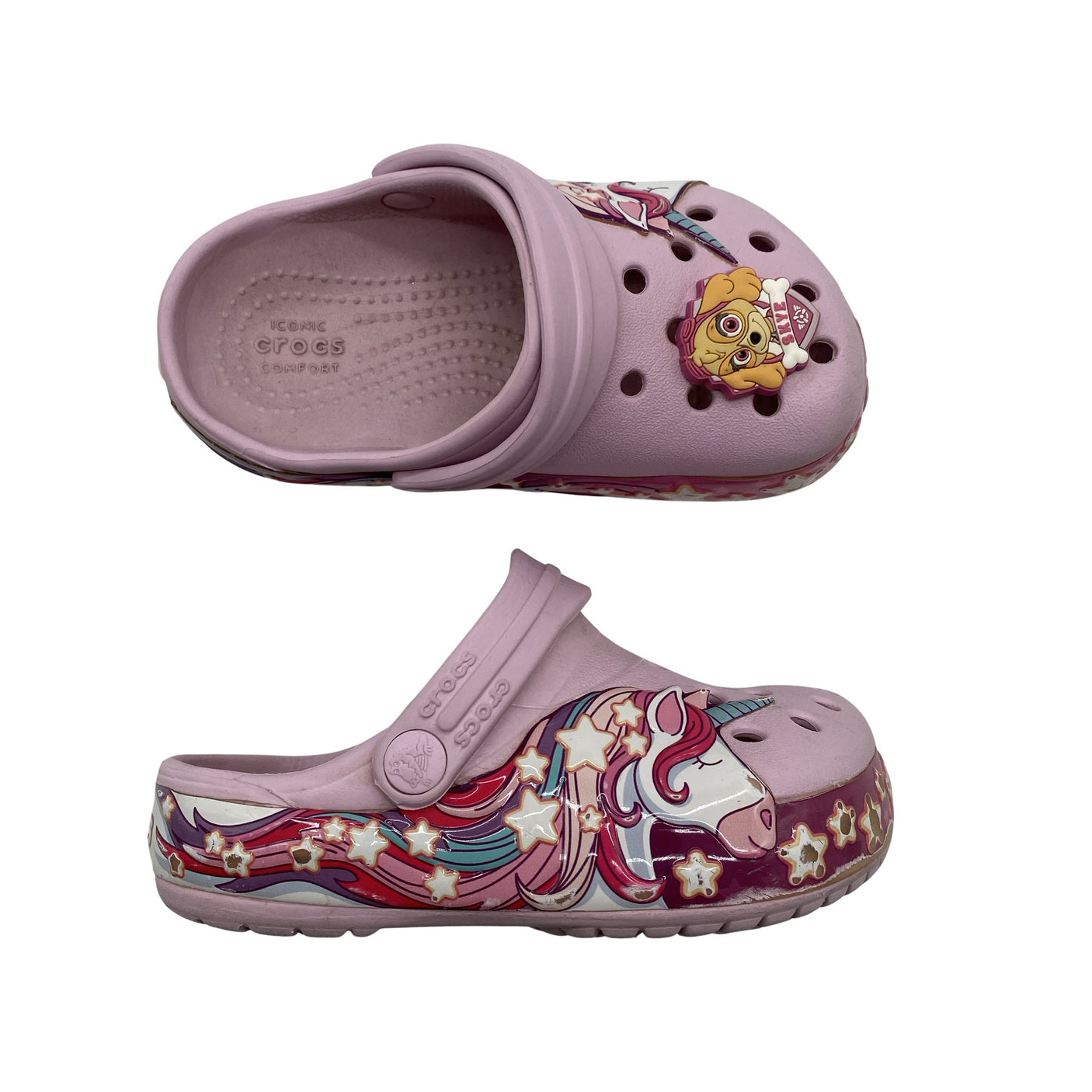 Tyttöjen Crocs - Pistokkaat, koko 25 - Vaaleanpunainen (1)