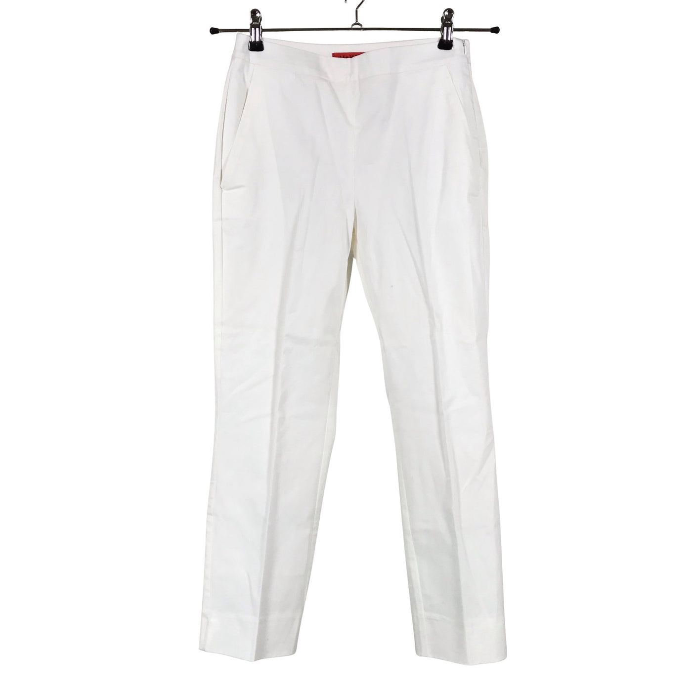 Naisten Max&Co - Kangashousut, koko 36 - Luonnonvalkoinen (1)