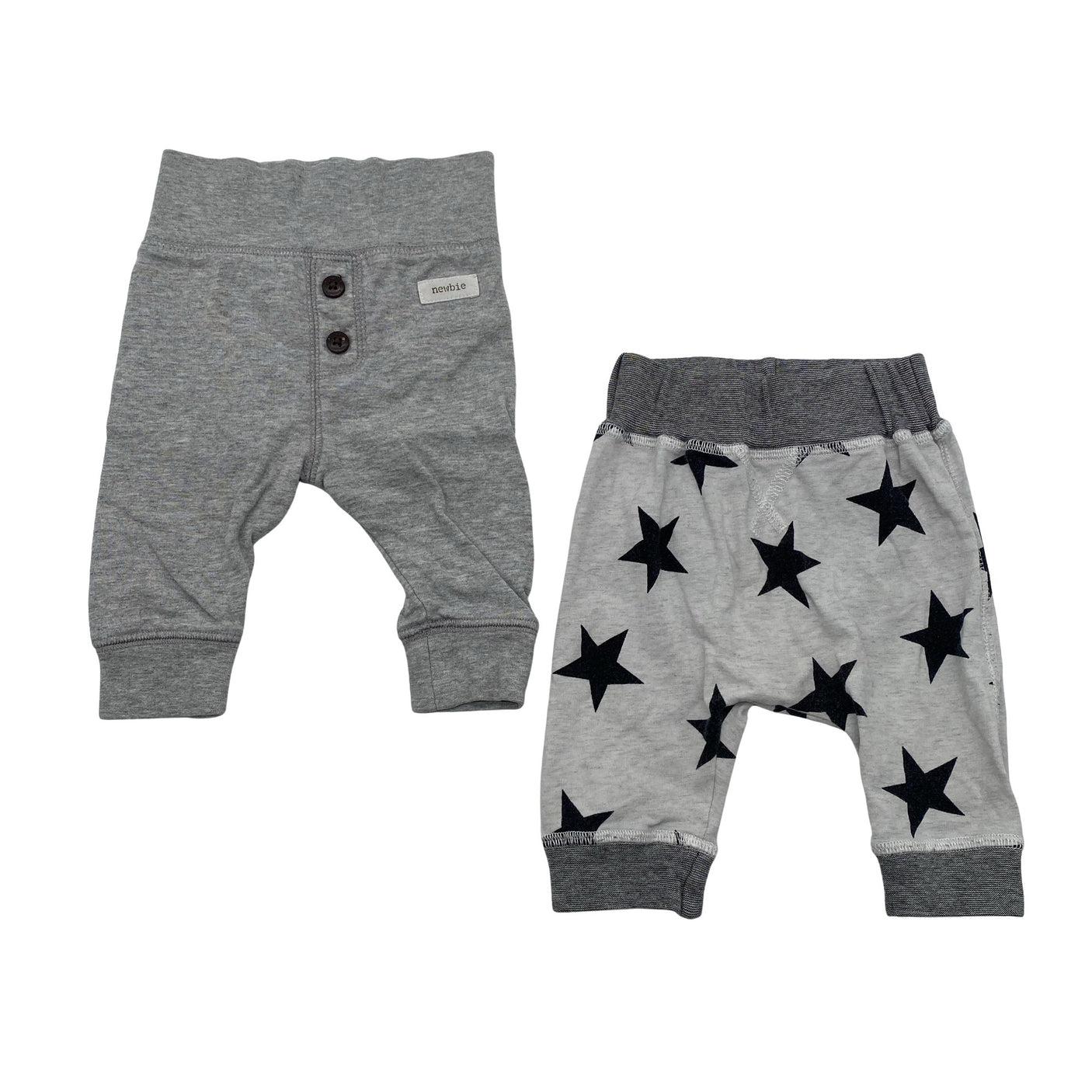 Unisex Newbie - Trikoohousut, koko 56 - 62 - Harmaa (1)