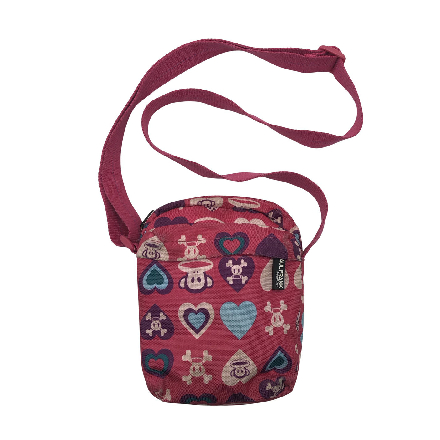 Tyttöjen Paul Frank - Olkalaukku, koko Mini - Pinkki (3)