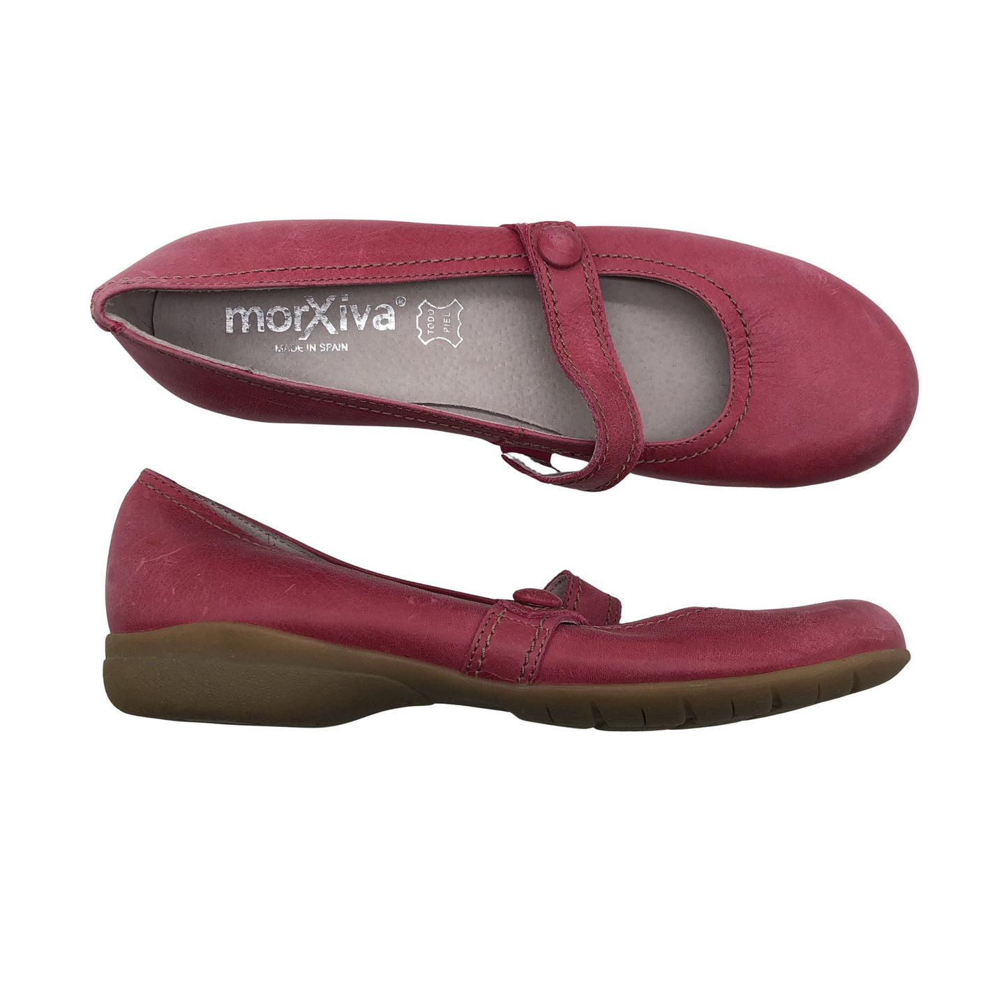 Naisten Morxiva - Ballerinat, koko 39 - Pinkki (1)