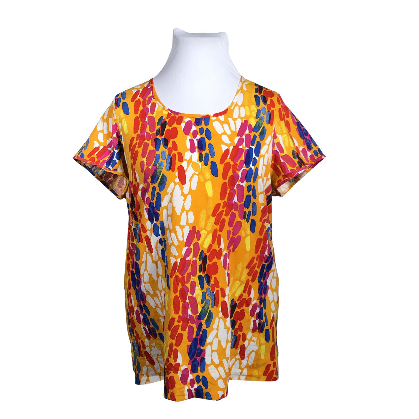 Naisten Marimekko - T-paita, koko 44 - Keltainen (1)