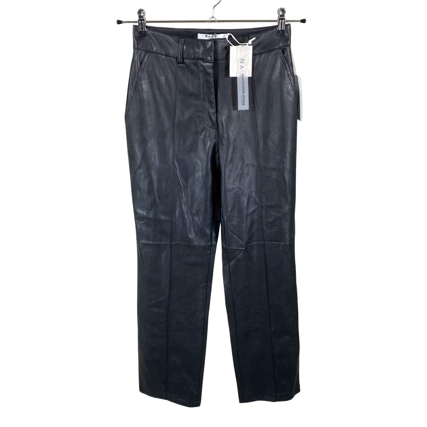 Naisten Na-KD - Nahkahousut, koko 34 - Musta (1)