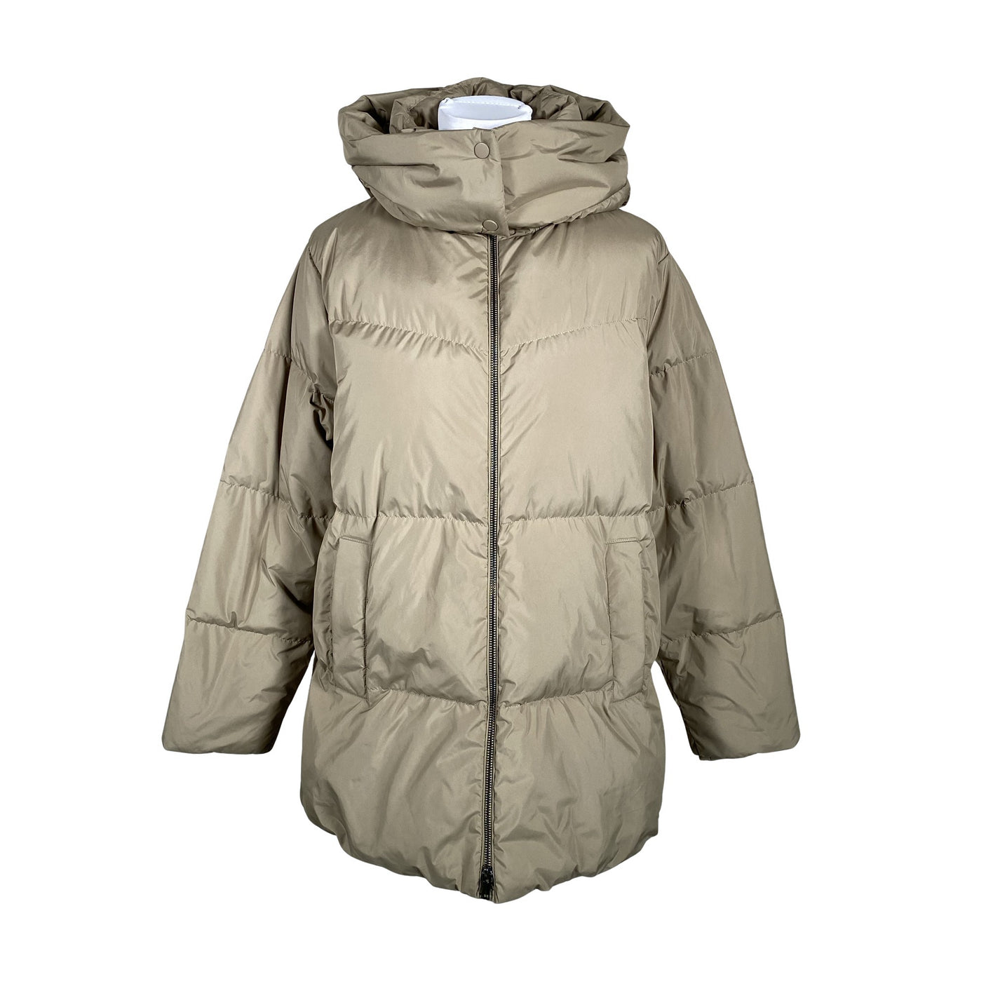 Naisten Massimo Dutti - Untuvatakki, koko 36 - Beige (1)