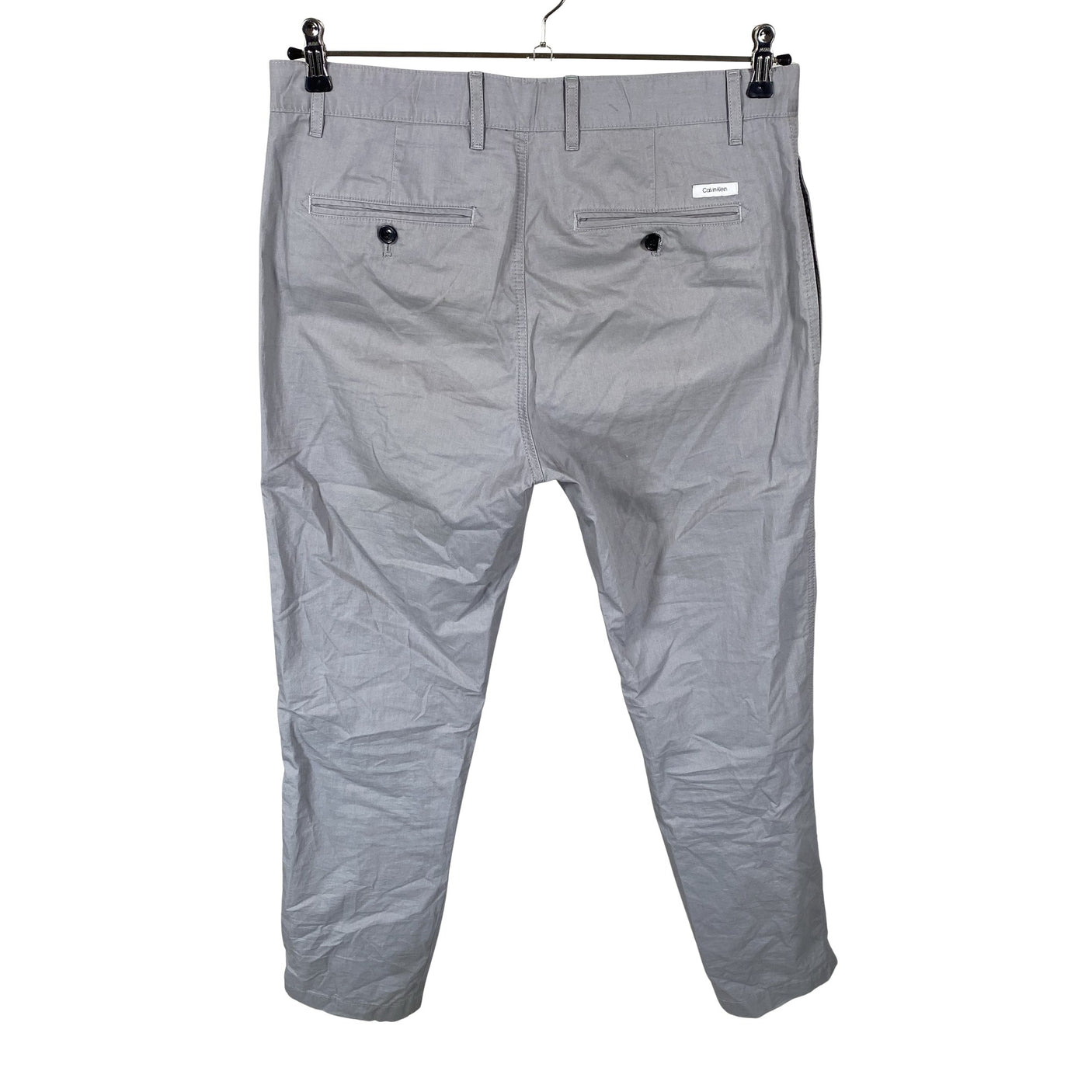 Miesten Calvin Klein - Chinot, koko M - Harmaa (2)