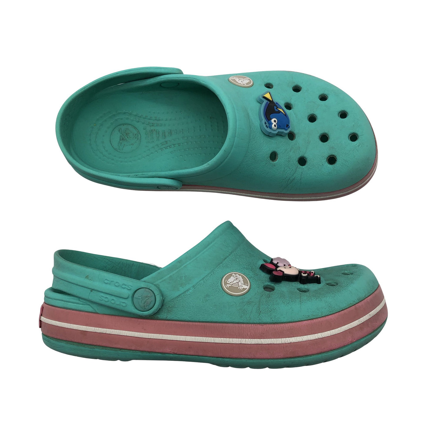 Tyttöjen Crocs - Pistokkaat, koko 29 - Vihreä (1)