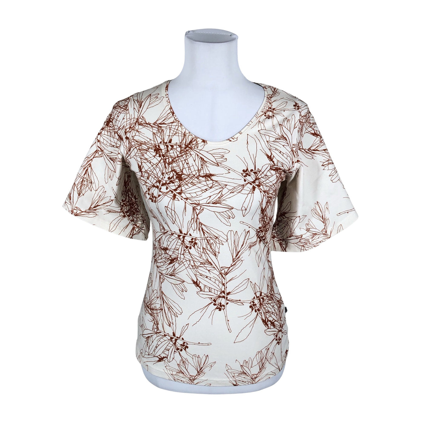 Naisten Kaiko - T-paita, koko 32 - Beige (1)