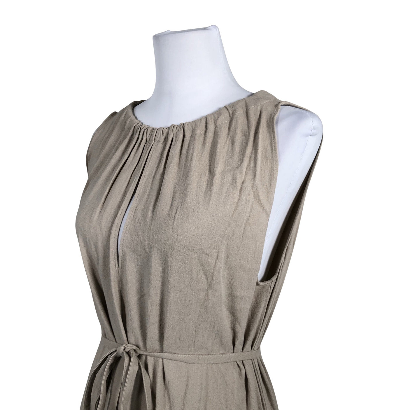 Naisten Katri Niskanen - Sifonkimekko, koko 38 - Beige (2)