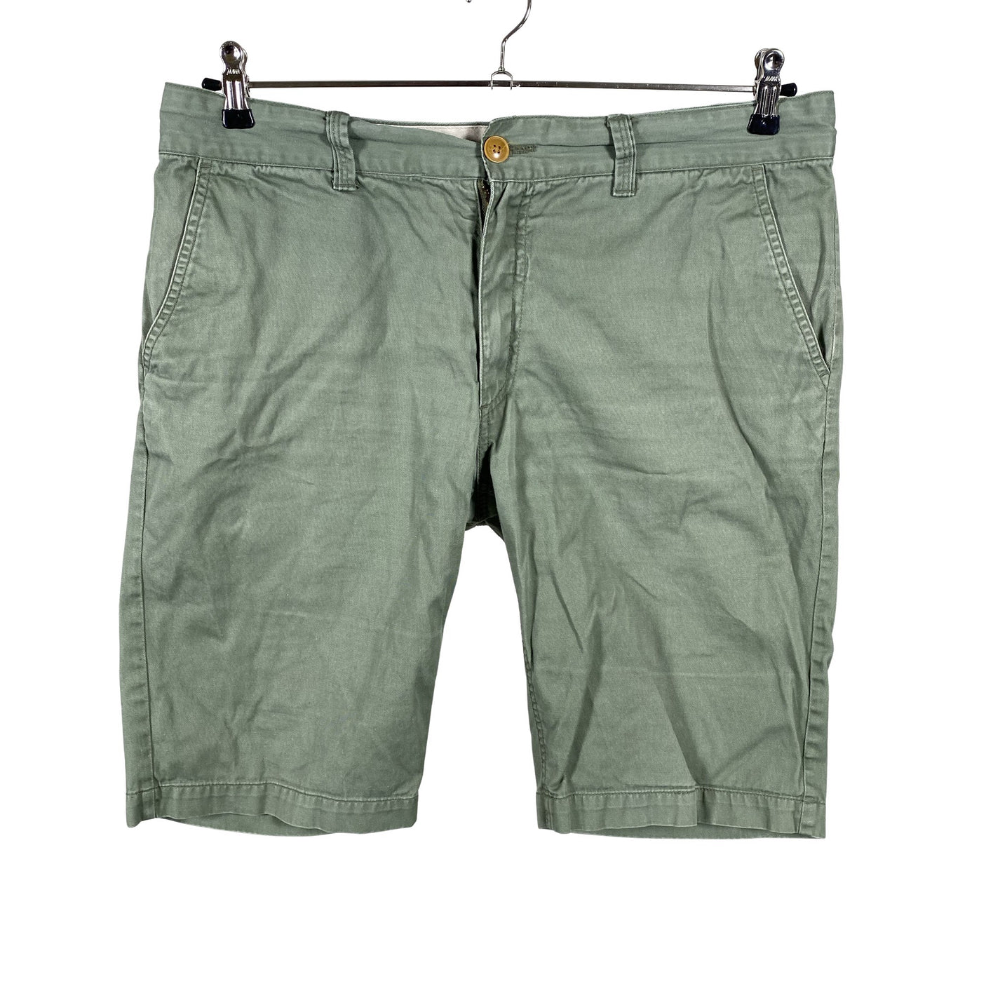 Miesten Cottonfield - Shortsit, koko W33 - Vihreä (1)