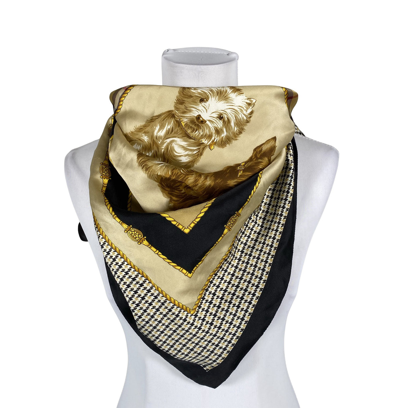 Naisten Tie Rack - Huivi, koko Midi - Beige (1)
