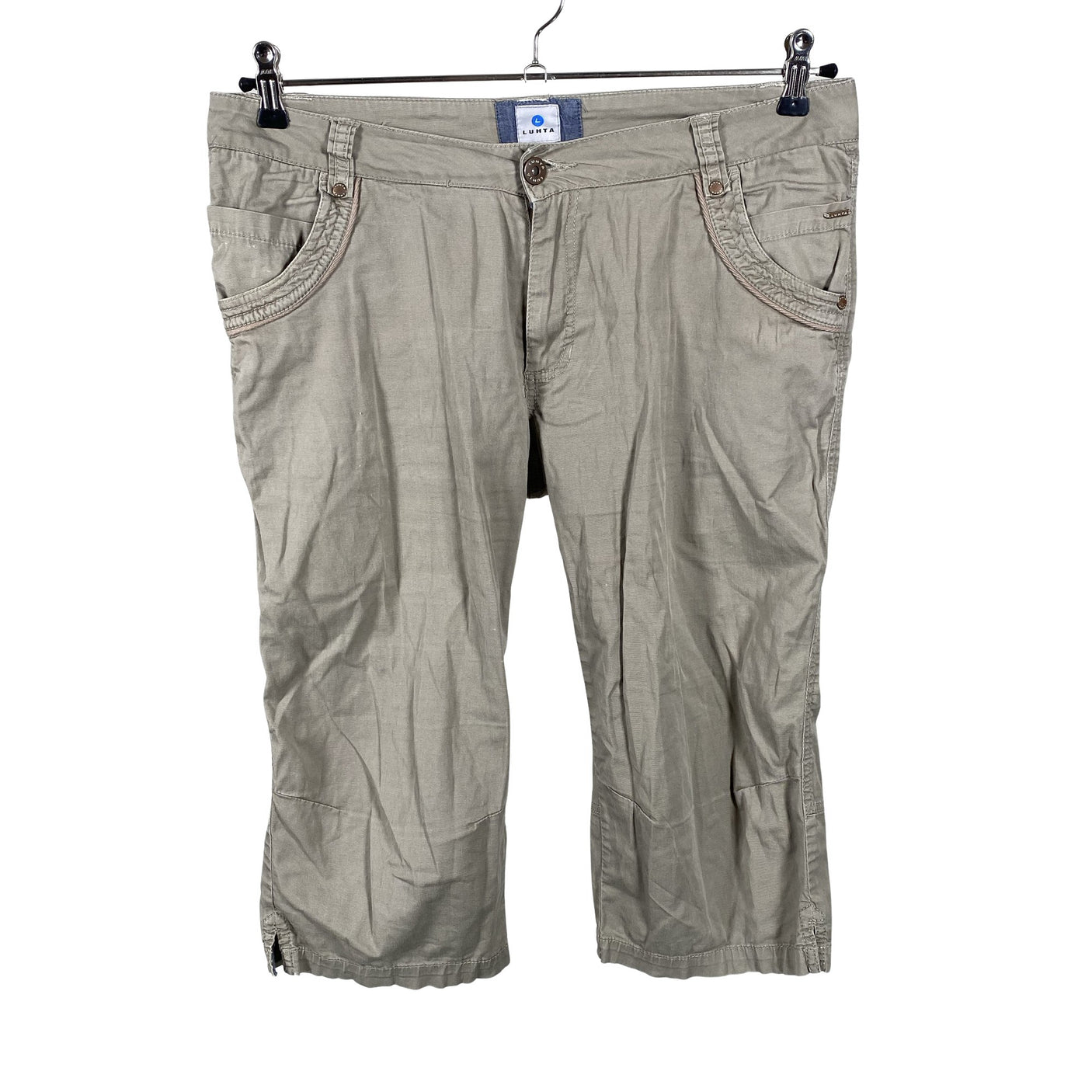 Naisten Luhta - Kangascaprit, koko 38 - Beige (1)