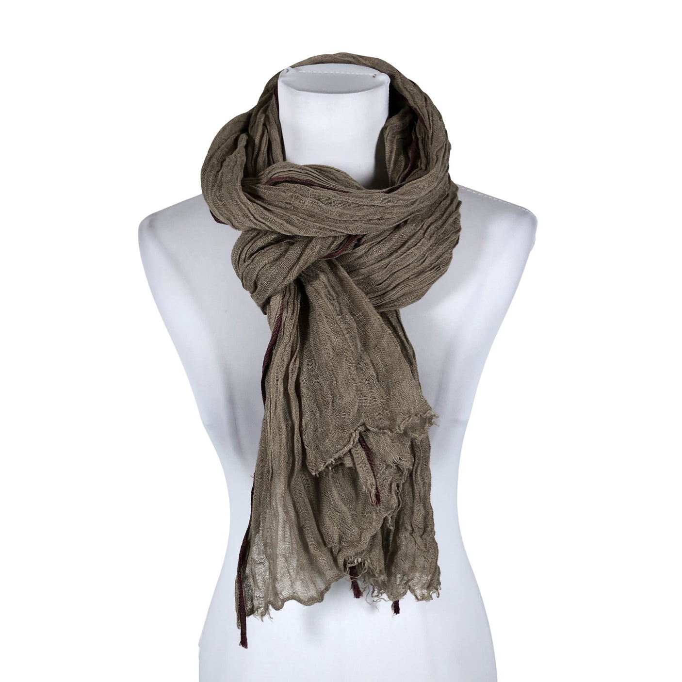 Naisten Gudrun Sjöden - Huivi, koko Maxi - Beige (2)