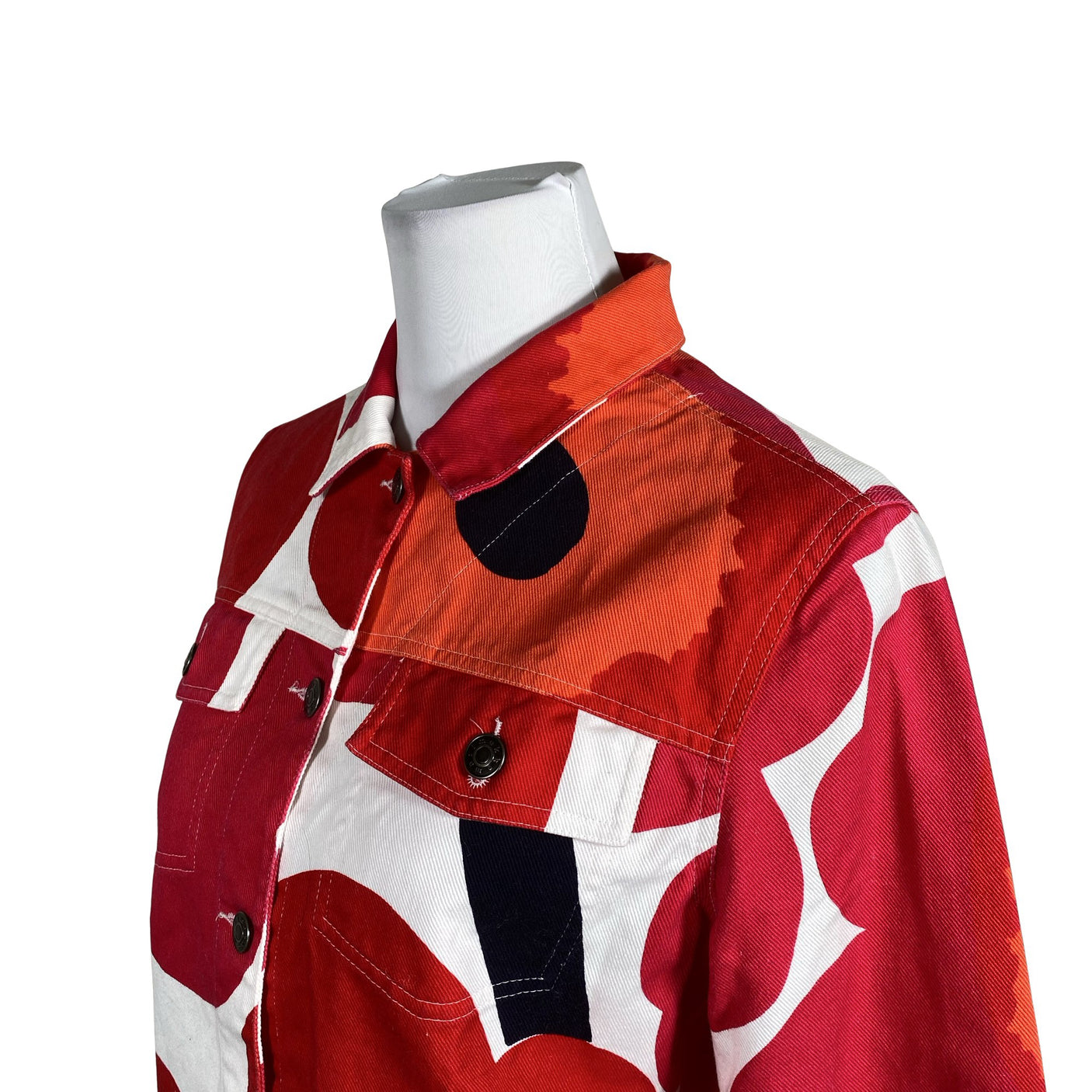 Naisten Marimekko - Farkkutakki, koko 38 - Punainen (3)