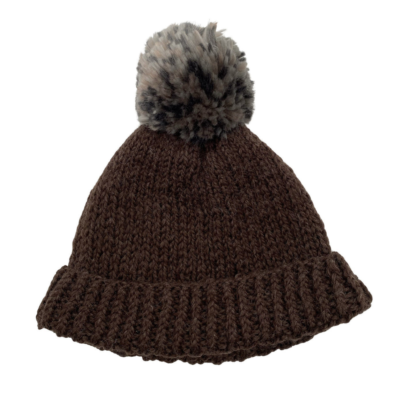 Naisten Handmade - Talvipipo, koko 58 - 60 cm - Ruskea (1)