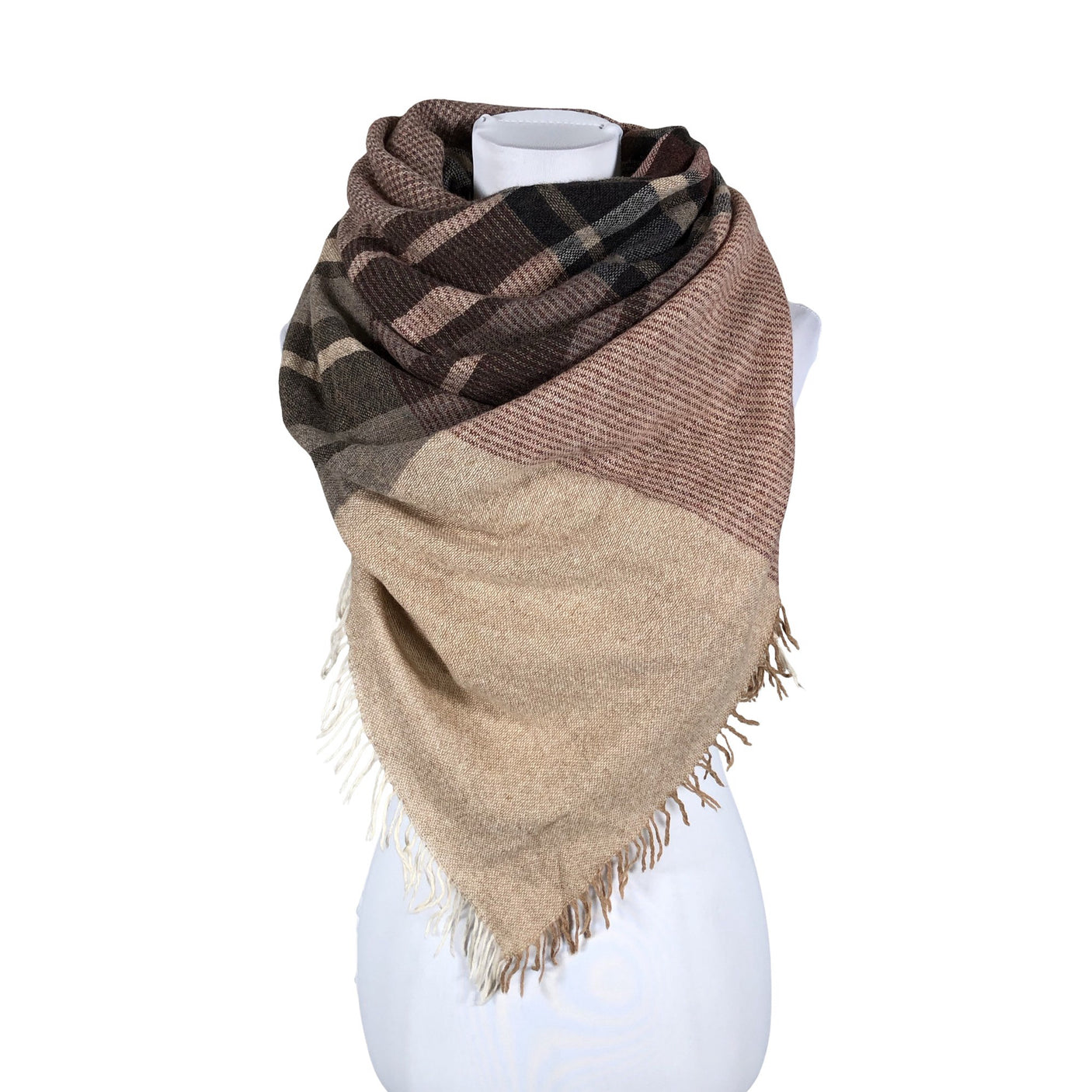 Naisten Max&Co - Huivi, koko Maxi - Beige (2)