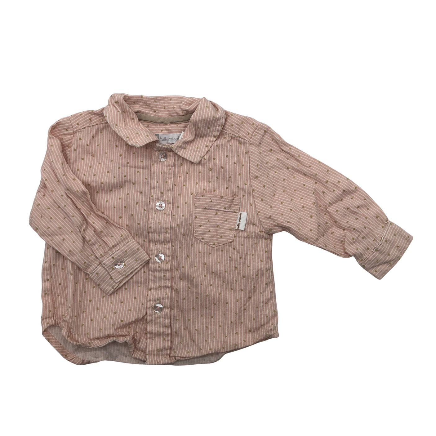 Unisex Tutto Piccolo - Kauluspaita, koko 62 - 68 - Vaaleanpunainen (2)