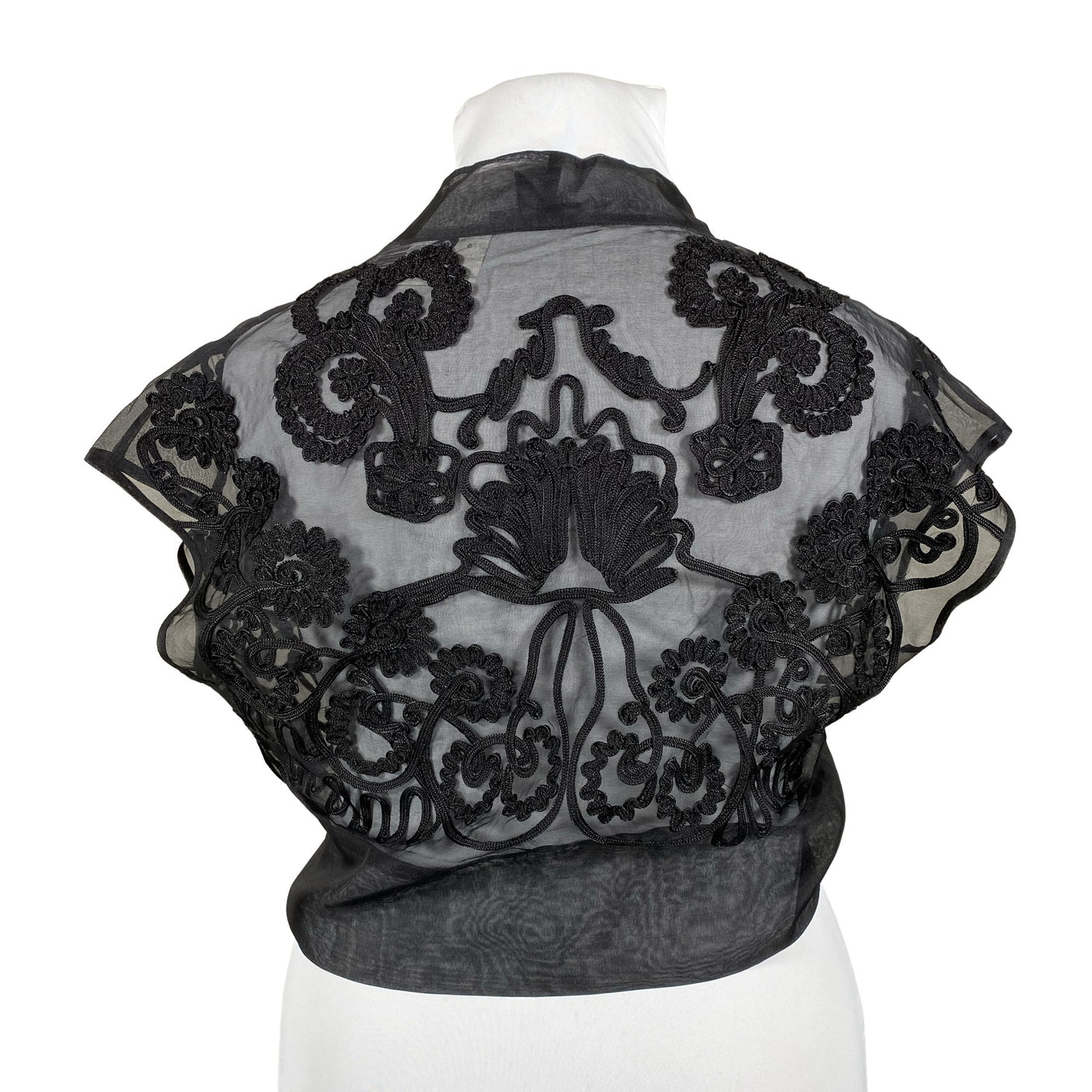 Naisten Bandolera - Juhlabolero, koko 44 - Musta (2)