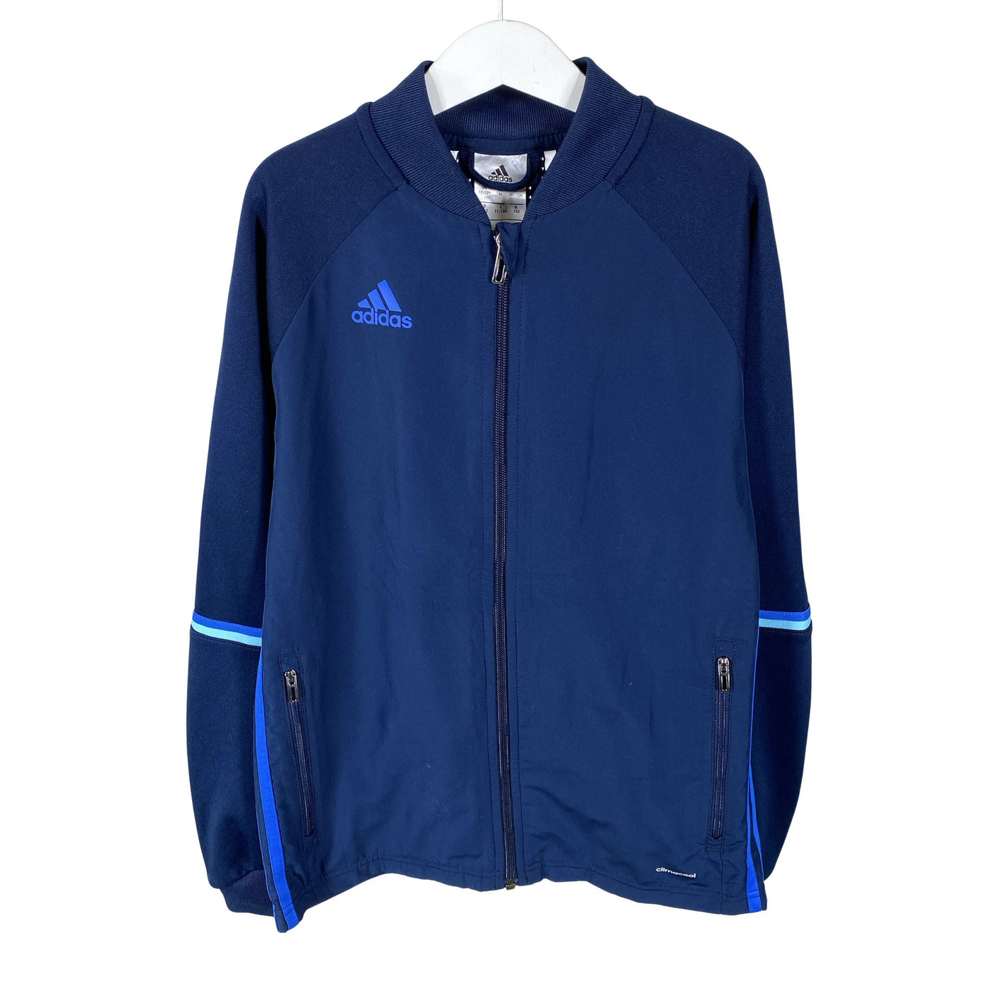 Unisex Adidas - Verryttelytakki, koko 146 - 152 - Sininen (1)