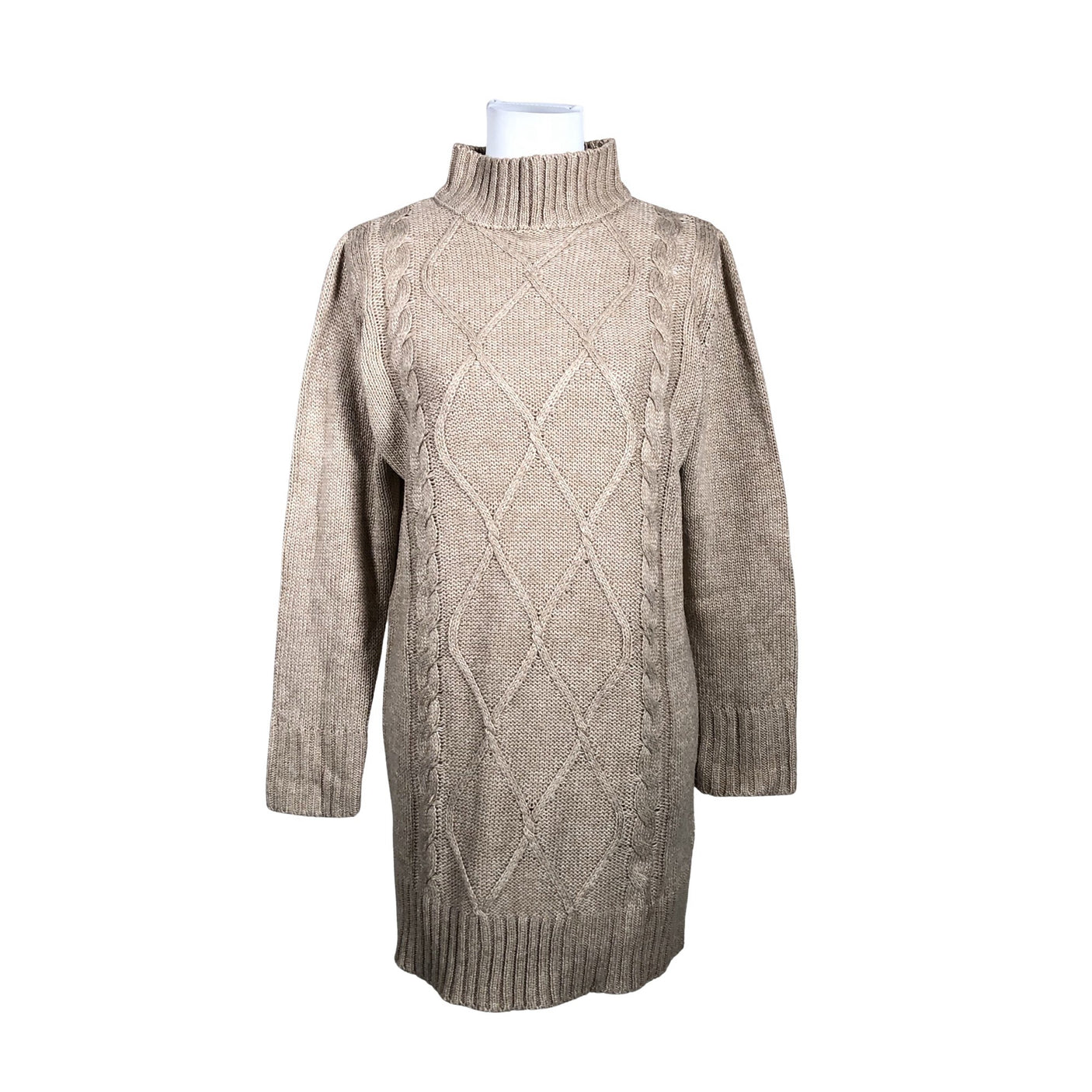 Naisten Happy Holly - Neulemekko, koko 36 - Beige (1)