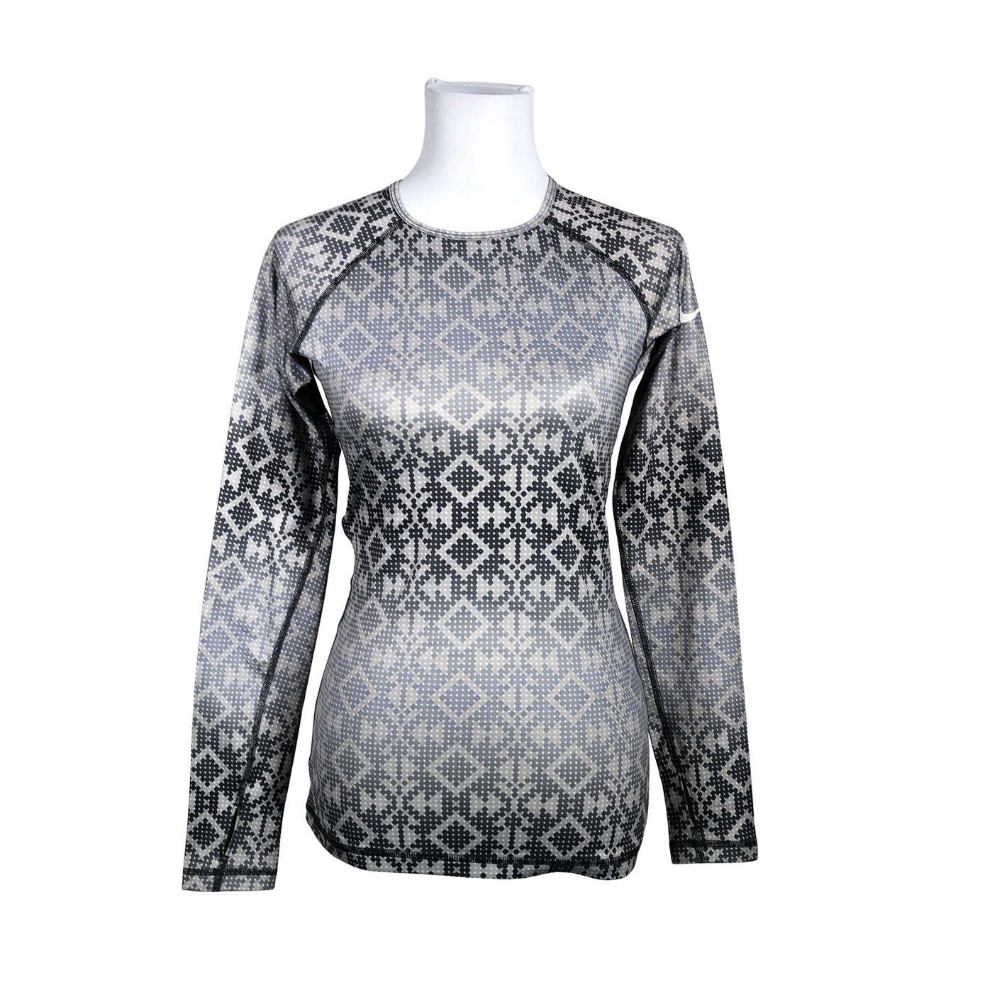 Naisten Nike - Urheilupaita, pitkät hihat, koko 36 - Harmaa (1)