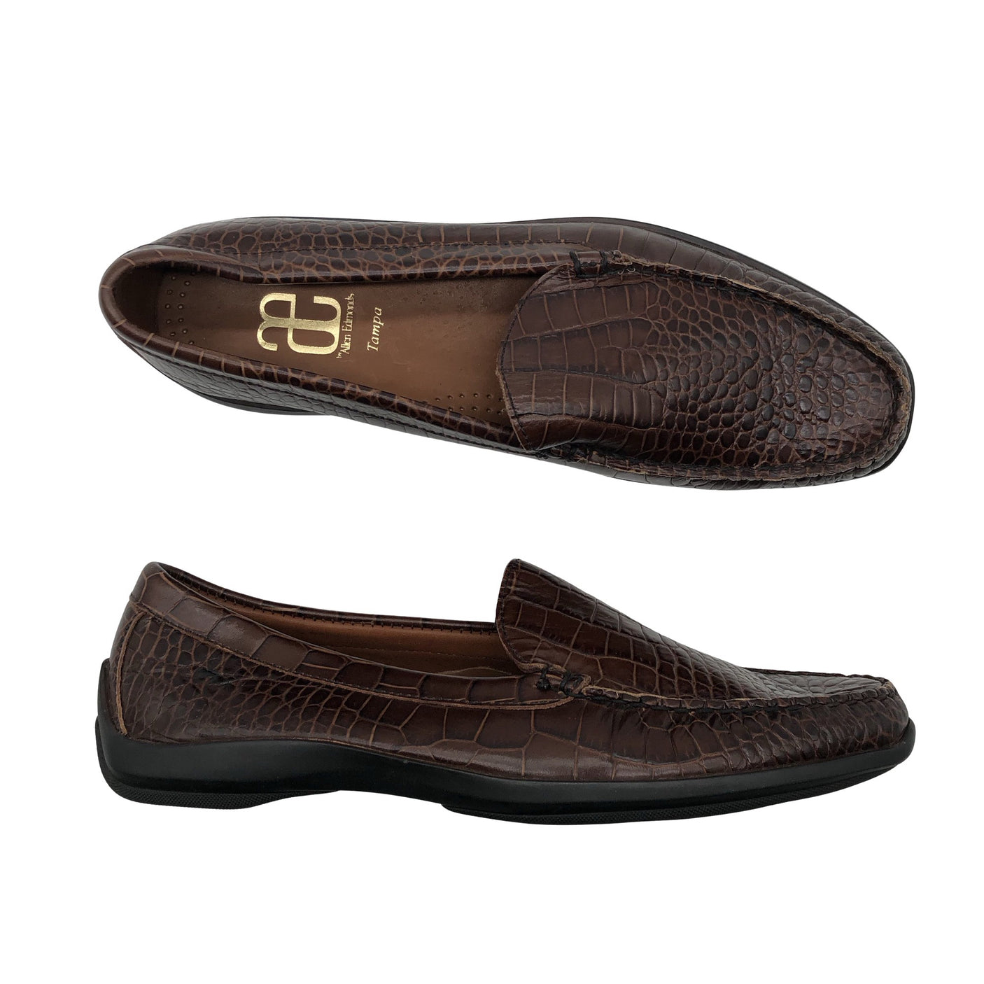 Miesten Allen Edmonds - Loaferit, koko 42 - Ruskea (1)