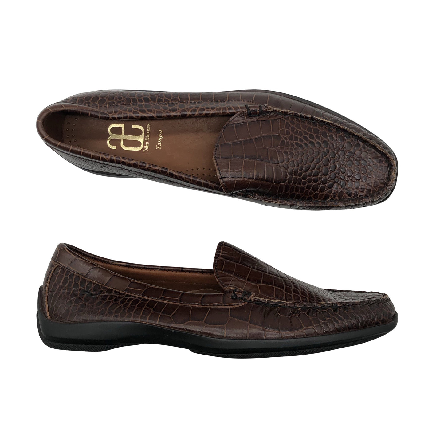 Miesten Allen Edmonds - Loaferit, koko 42 - Ruskea (2)