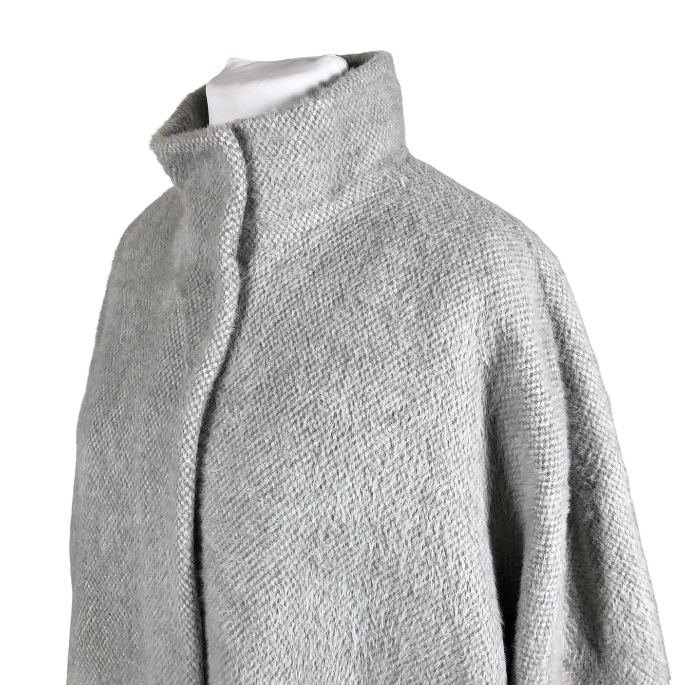 Naisten Comma - Villakangastakki, koko 46 - Harmaa (4)