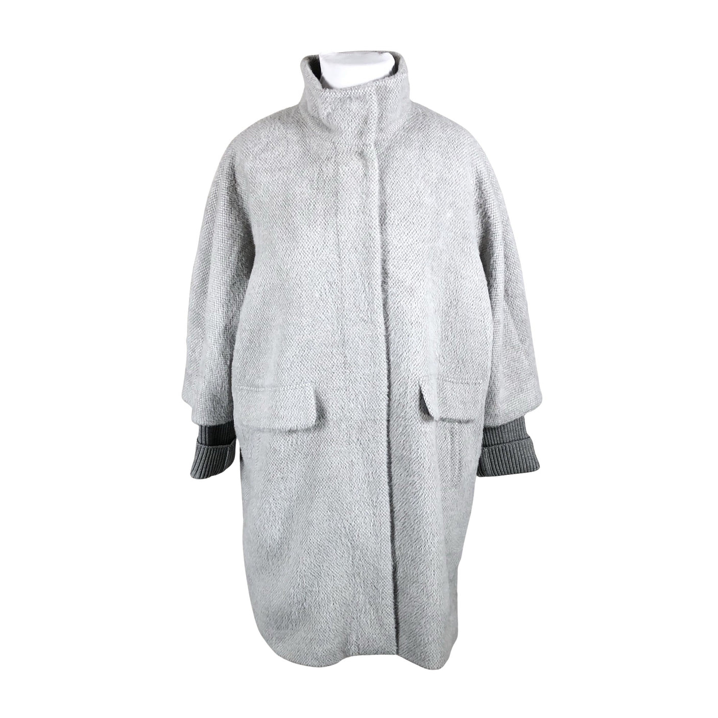 Naisten Comma - Villakangastakki, koko 46 - Harmaa (1)