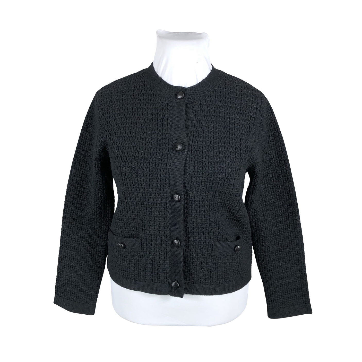 Naisten Uniqlo - Neuletakki, koko 40 - Musta (1)