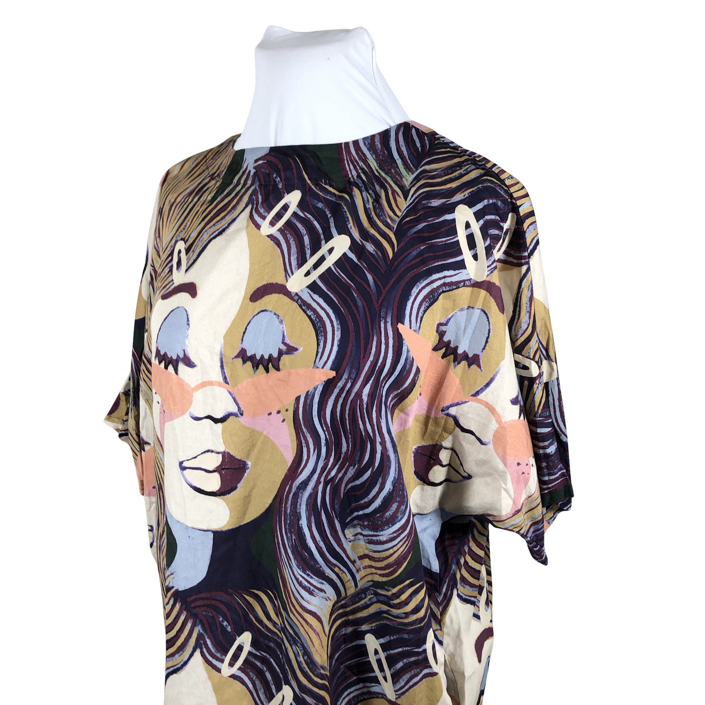 Naisten Vimma - Sifonkimekko, koko One size - Beige (3)