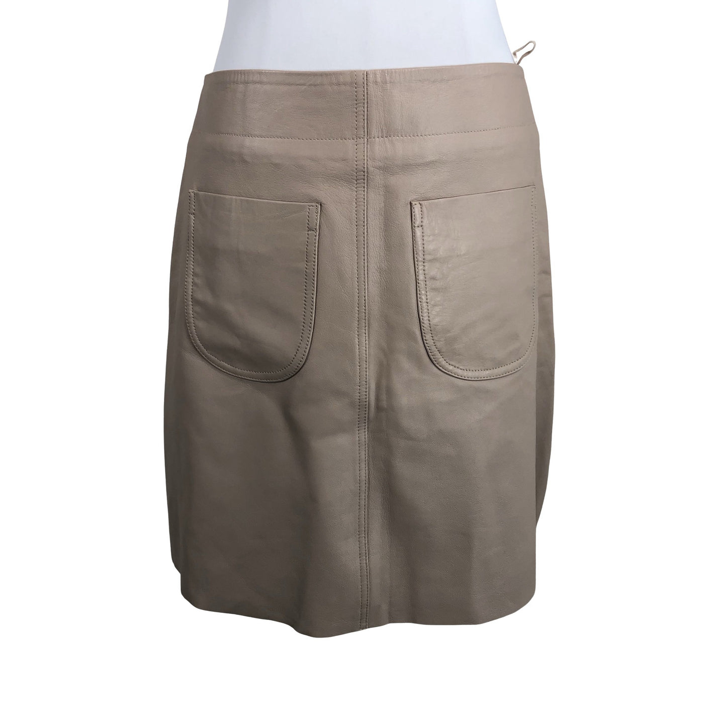 Naisten Marimekko - Nahkahame, koko 40 - Beige (1)